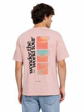 SHAWN MENDES Wonder The World Tour Short Sleeve T-Shirt Tee Relaxed Men's Large